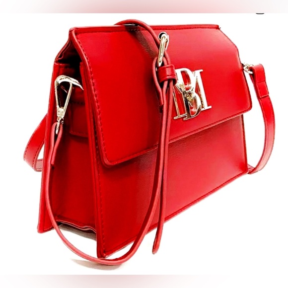 Badgley Mischka Women's Small Classic Crossbody Red New With Tags - Picture 2 of 6